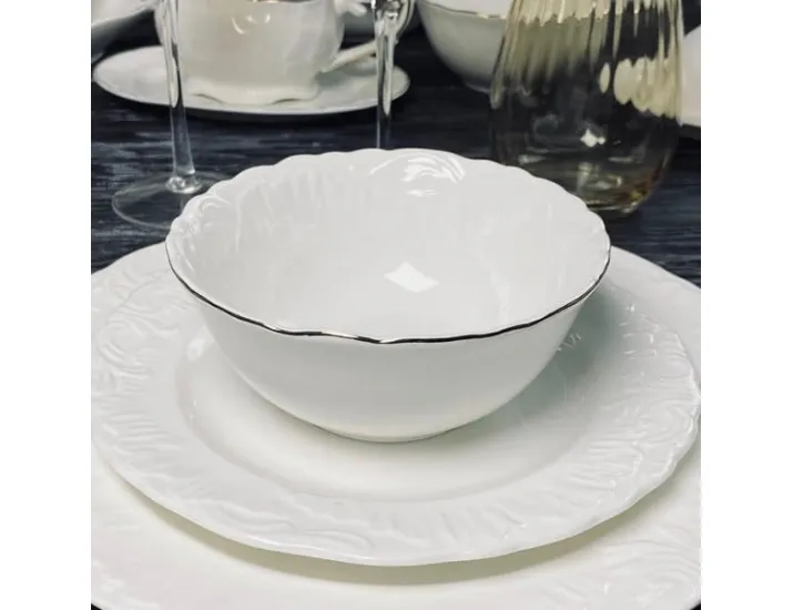 Набор из 6 салатников 14х6см Lenardi Аврора золото 305-068