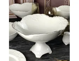 Фруктовница 30,5см на ножке Lenardi Аврора золото 305-075