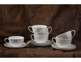 Набор чайных пар Акку Магнолия 250мл на 6 персон 12 предметов 71230А
