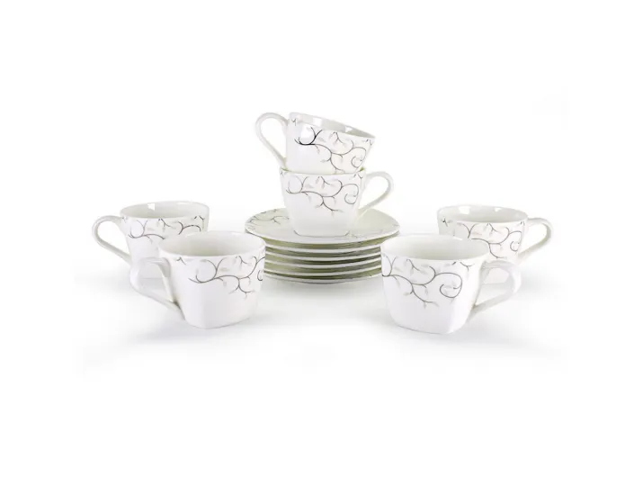 Набор чайных пар Акку Тодес 250мл на 6 персон 12 предметов 71237А