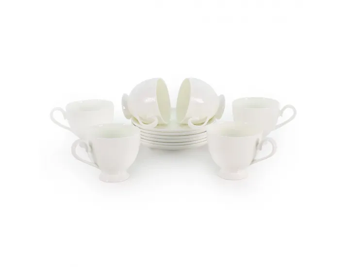 Набор чайных пар Акку Амалия 220мл на 6 персон 12 предметов 71241А