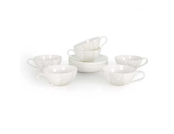 Набор чайных пар Акку София 250мл на 6 персон 12 предметов 71245А
