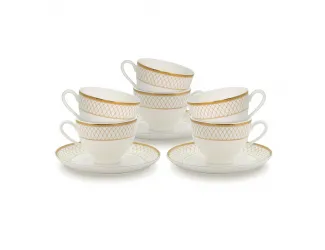 Набор чайных пар Акку Искандер 250мл на 6 персон 12 предметов 71248А