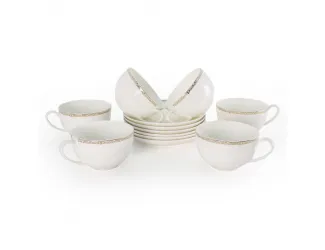 Набор чайных пар Акку Изольда 250мл на 6 персон 12 предметов 71252А