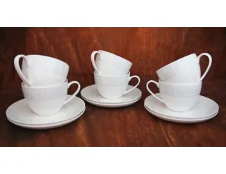 Набор чайных пар Акку Дионис-Грей 250мл на 6 персон 12 предметов 71259А