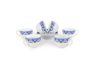 Набор чайных пар АККУ Андреа 250мл на 6 персон 12 предметов 71261А