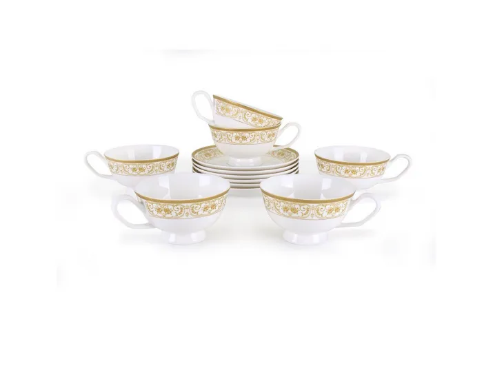 Набор чайных пар Акку Луиза 200мл на 6 персон 12 предметов 71262А