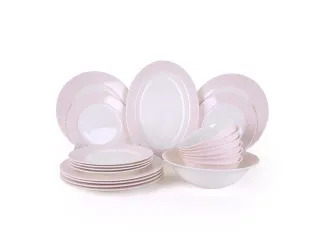 Столовый сервиз Дионис-Джеральдин на 6 персон 20 предметов розовый 72058А