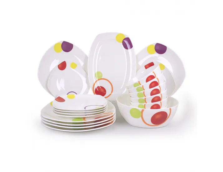 Столовый сервиз Акку Круги на 6 персон 20 предметов 72401/4А