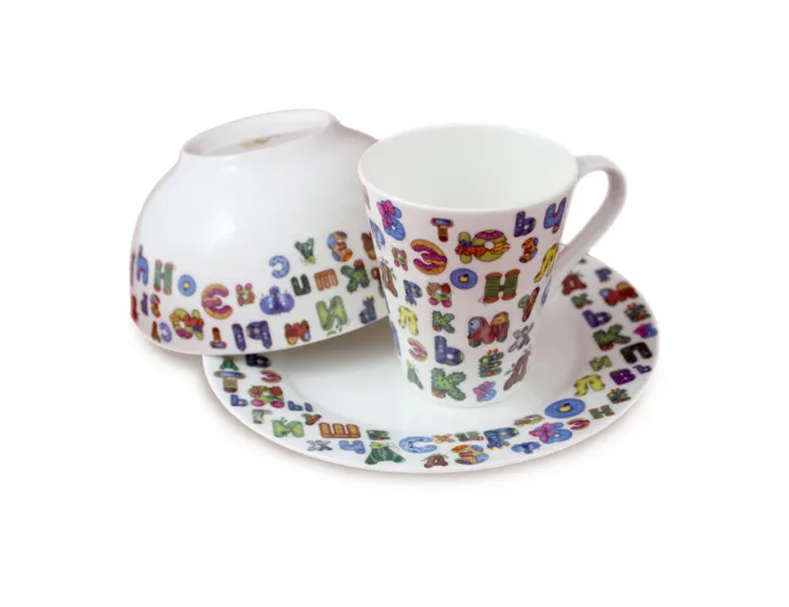 Детский подарочный набор Акку Азбука 3 предмета 7501А