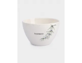 Салатник, 14х8 см, 730 мл, фарфор N, белый, в крапинку, Розмарин, Herbarium new