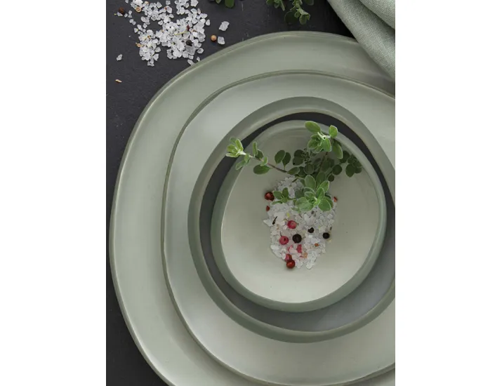 Тарелка суповая 19 см 1.0 л зелёная Easy Life Organica