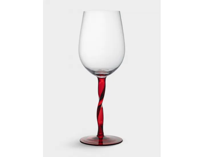 Бокал для вина 540 мл 2 шт красная ножка Anna Lafarg Villalago