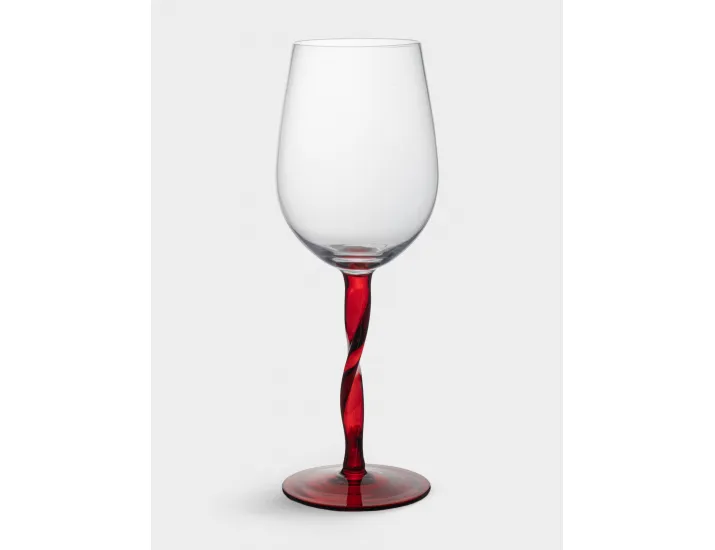 Бокал для вина 540 мл 2 шт красная ножка Anna Lafarg Villalago