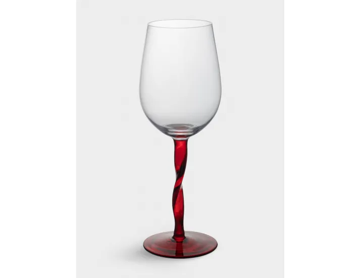 Бокал для вина 540 мл 2 шт красная ножка Anna Lafarg Villalago