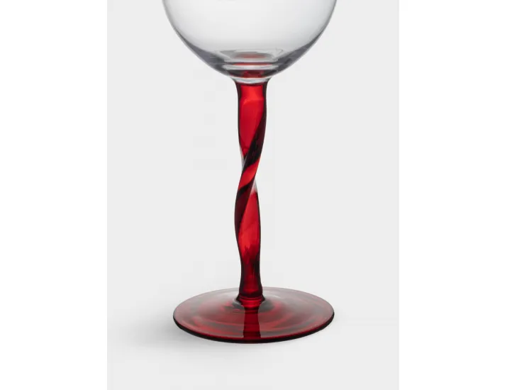 Бокал для вина 540 мл 2 шт красная ножка Anna Lafarg Villalago