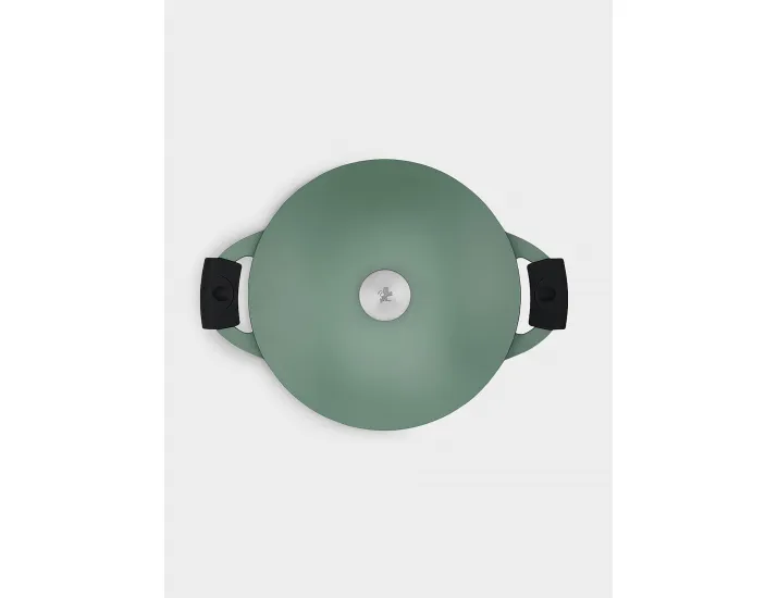 Кастрюля 28 см 6.3 л с крышкой с покрытием зелёная Maxwell & Williams Agile