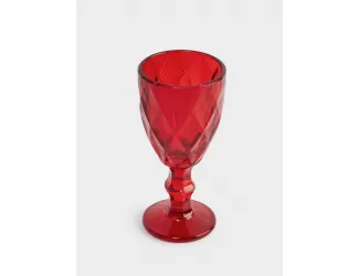 Рюмка, 50 мл, стекло Р, красная, Diamond color