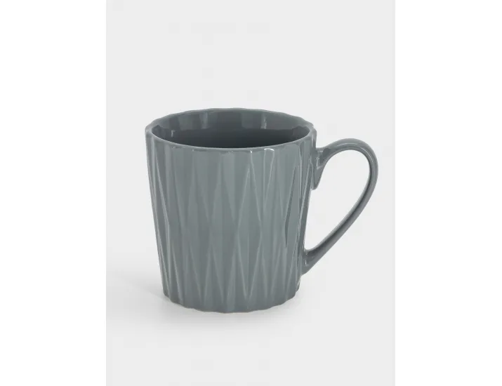 Набор кружек 4 предмета 380 мл серые геометрия Maxwell & Williams Nova