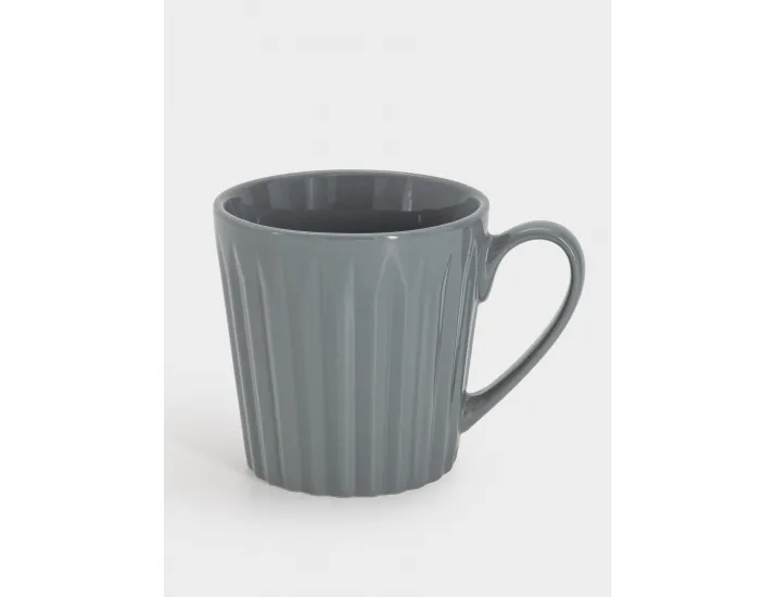 Набор кружек 4 предмета 380 мл серые геометрия Maxwell & Williams Nova