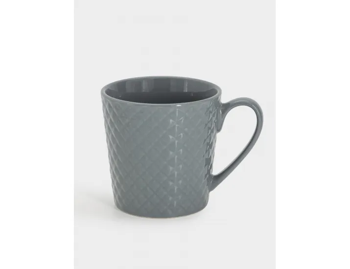 Набор кружек 4 предмета 380 мл серые геометрия Maxwell & Williams Nova