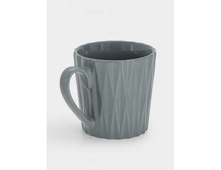 Набор кружек 4 предмета 380 мл серые геометрия Maxwell & Williams Nova