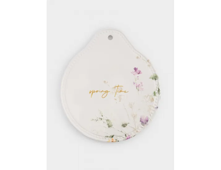 Подставка под горячее 21x19 см белая Полевые цветы Anna Lafarg Meadow