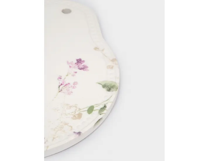 Подставка под горячее 21x19 см белая Полевые цветы Anna Lafarg Meadow