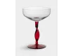 Бокал-креманка для шампанского 370 мл 2 шт красная ножка Anna Lafarg Villalago