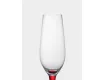 Бокал для шампанского 220 мл 2 шт красная ножка Anna Lafarg Villalago