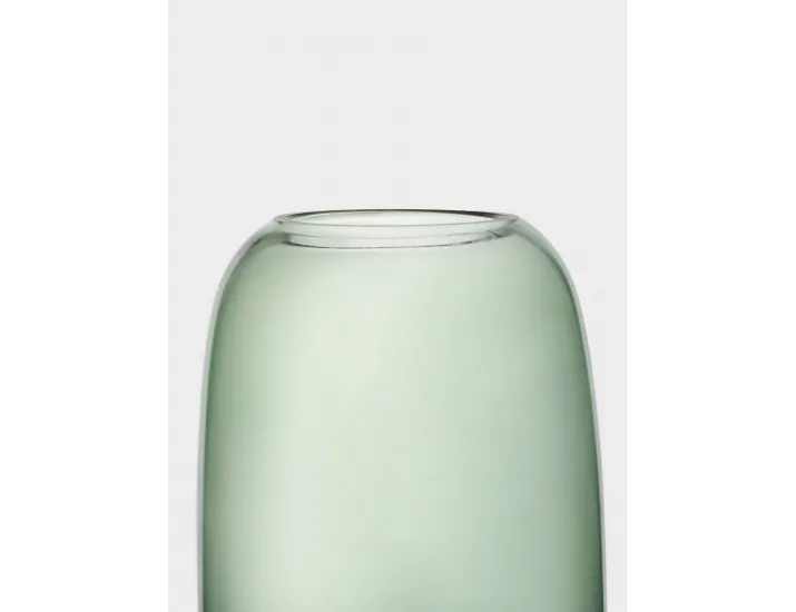 Ваза для цветов 26 см зеленая Anna Lafarg Serenade