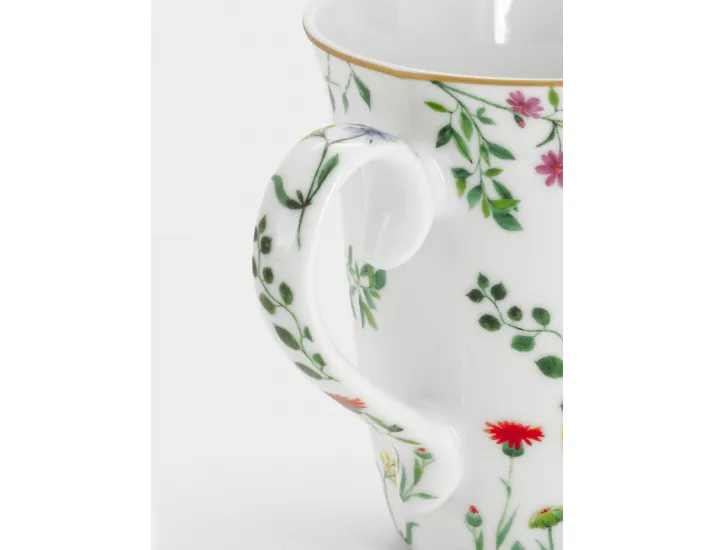 Кружка 275 мл белая Цветы и лимоны Easy Life Fleurs et Citrons