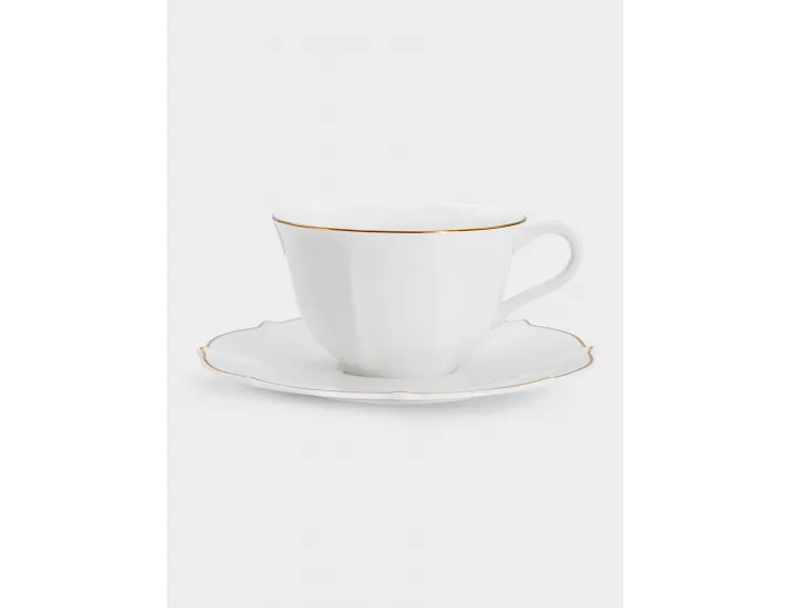 Сервиз чайный на 6 персон 14 предметов золото Anna Lafarg Emily Лотос