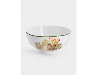 Набор 3 предмета тарелка 18 см салатник 13 см кружка 200 мл белый Зайчата Imari Childhood