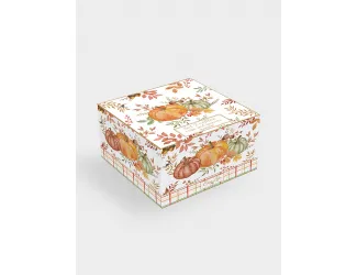 Пара кофейная, 110 мл, 2 перс, 4 пред, фарфор P, Тыква