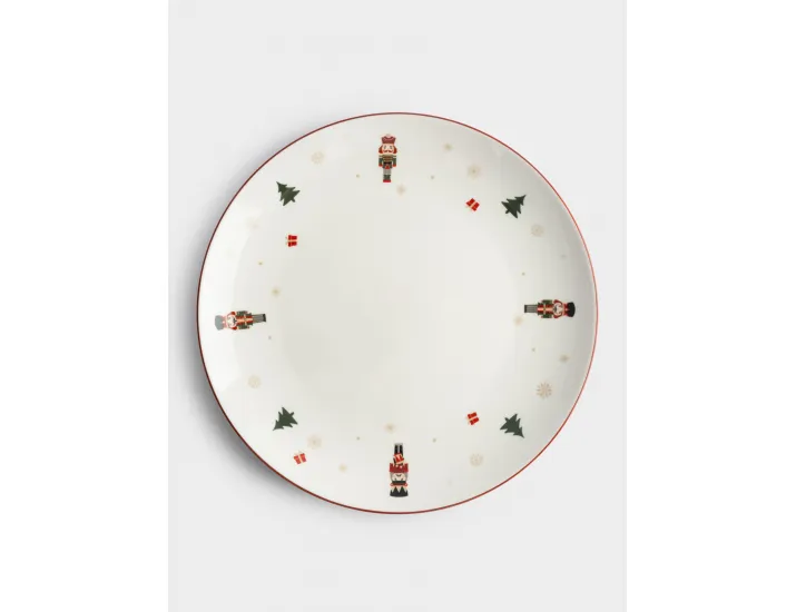 Сервиз обеденный 6 персон 18 предметов белый Щелкунчики Anna Lafarg Nutcracker