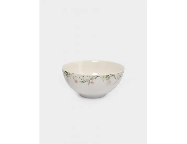 Салатник 16х7 см 700 мл белый Кролик в цветах Anna Lafarg Bunny