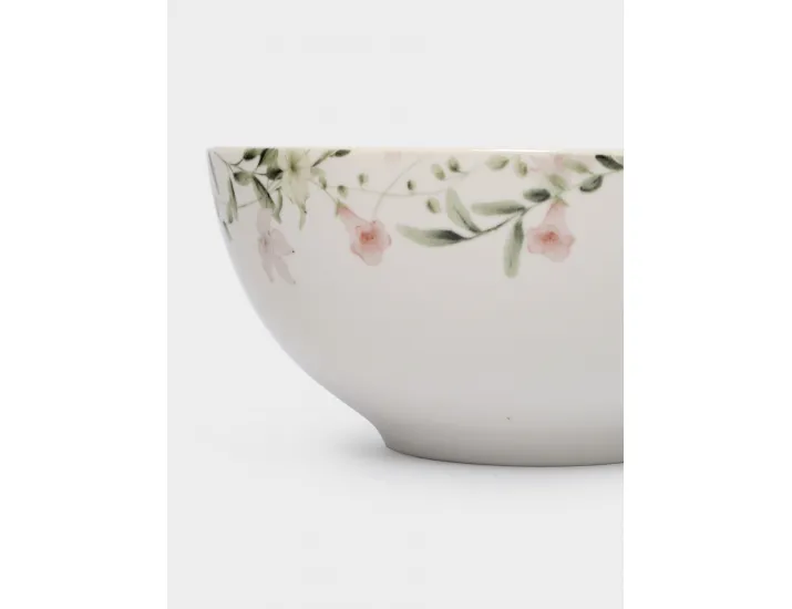 Салатник 16х7 см 700 мл белый Кролик в цветах Anna Lafarg Bunny