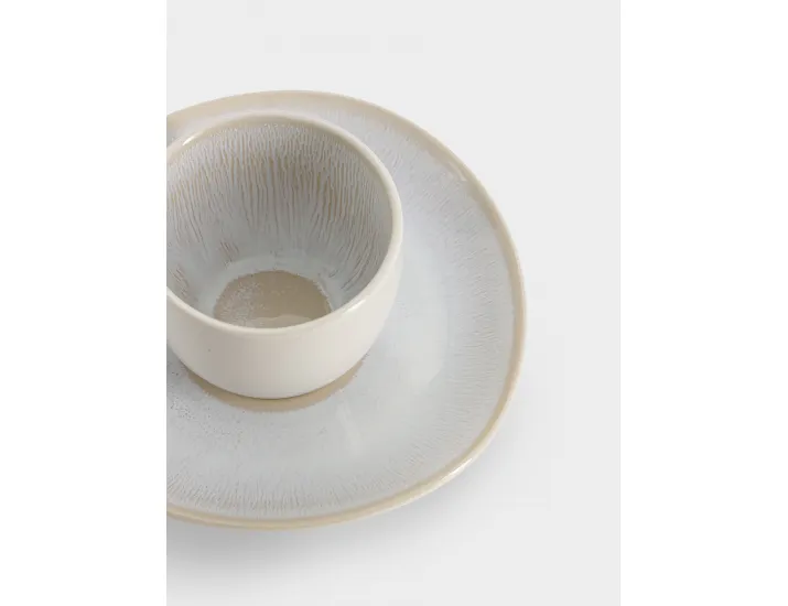 Пара кофейная 1 персона 2 предмета 90 мл бежевая в крапинку Lunasol North Organic