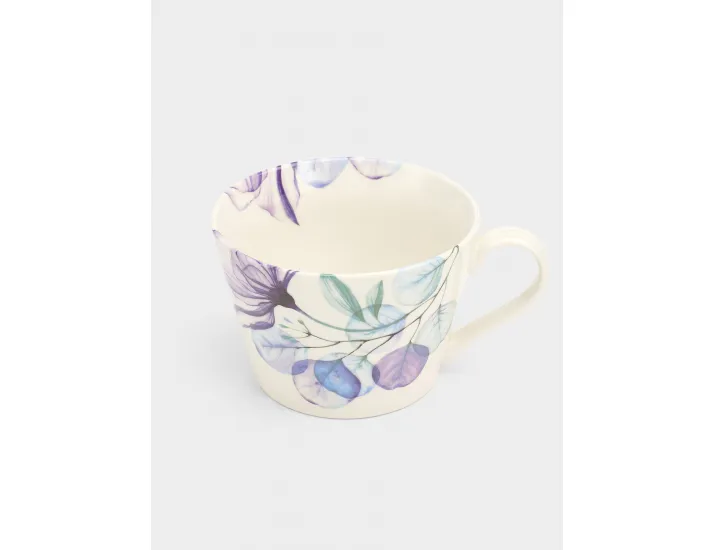 Кружка 480 мл белая Азалия фиолетовая Anna Lafarg Magic flowers