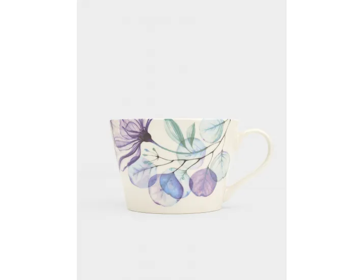 Кружка 480 мл белая Азалия фиолетовая Anna Lafarg Magic flowers