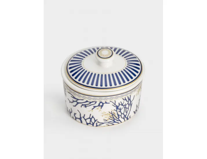 Сахарница 0,3 л белая Кораллы Pozzi Milano Corallo