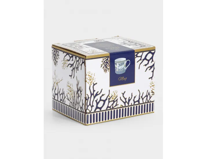 Кружка 400 мл белая Кораллы Pozzi Milano Corallo