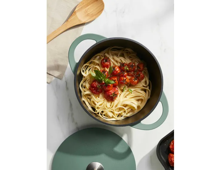 Кастрюля 24 см 4.2 л с крышкой с покрытием зелёная Maxwell & Williams Agile