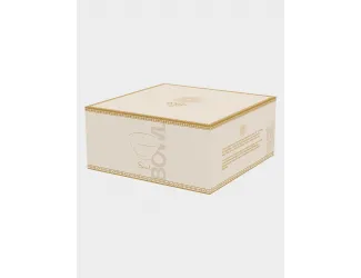 Салатник, 15х7 см, 700 мл, фарфор N, белый, с золотистым орнаментом, Golden