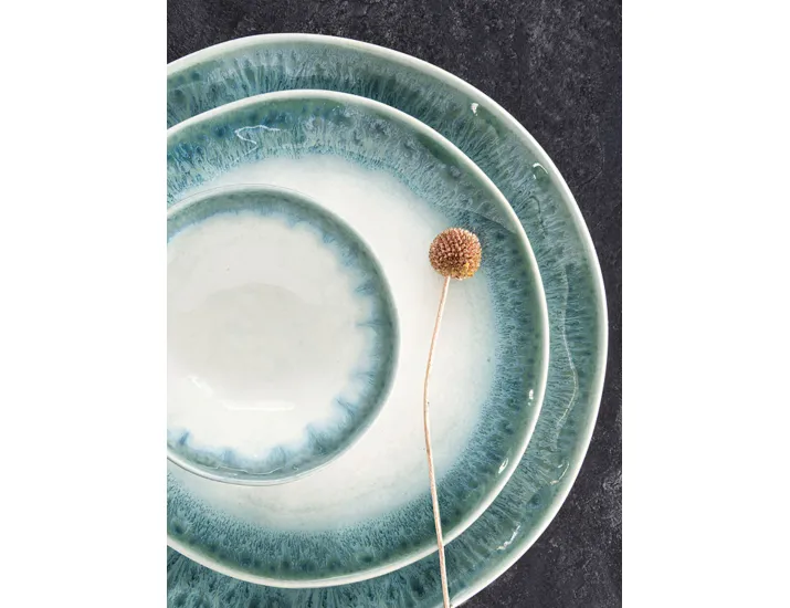 Тарелка обеденная 26 см голубая Easy Life Nuances