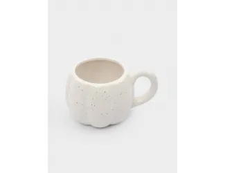 Кружка 520 мл белая в крапинку Тыква Anna Lafarg Light pumpkin