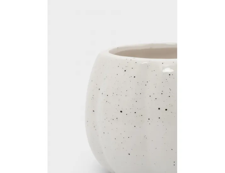 Кружка 520 мл белая в крапинку Тыква Anna Lafarg Light pumpkin