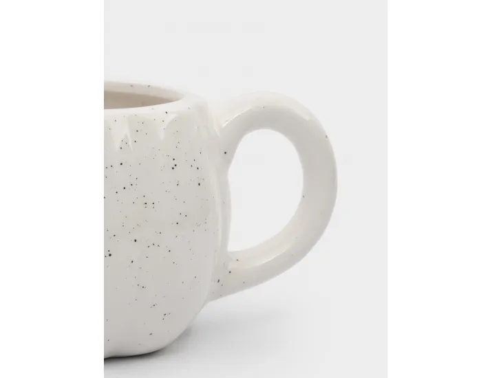 Кружка 520 мл белая в крапинку Тыква Anna Lafarg Light pumpkin