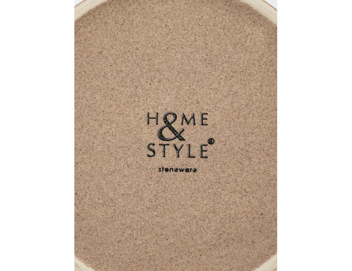 Сахарница 9,5 см 260 мл бежево-голубая в крапинку Home & Style Azurro